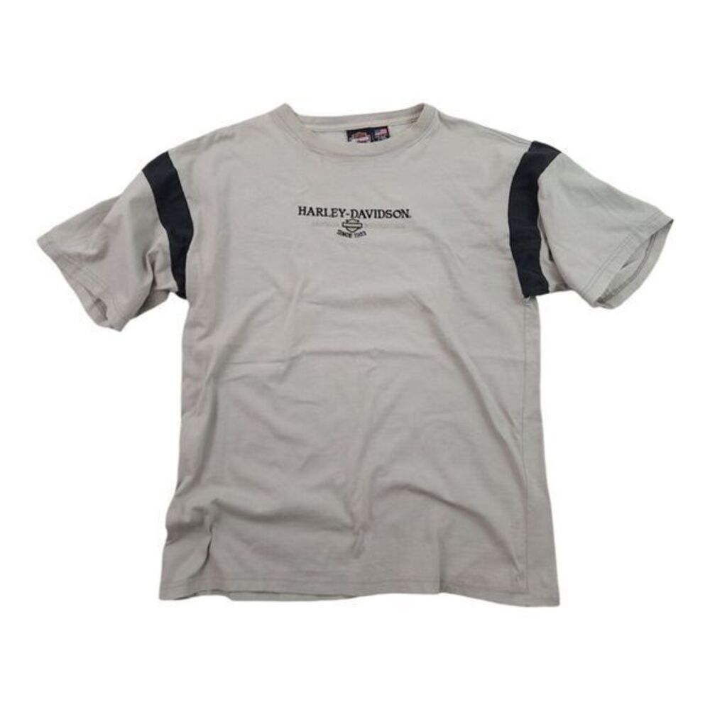 Vintage Harley Davidson T Shirt Embroidered Mens‎ XL USA